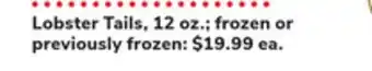 ACME Lobster Tails offer
