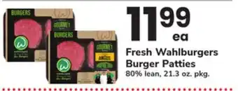 ACME Fresh Wahlburgers Burger Patties offer