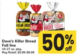 ACME Dave's Killer Bread Full line offer