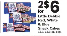 ACME Little Debbie Red, White & Blue Snack Cakes offer