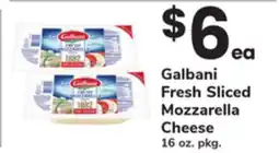 ACME Galbani Fresh Sliced Mozzarella Cheese offer