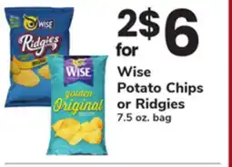 ACME Wise Potato Chips or Ridgies offer