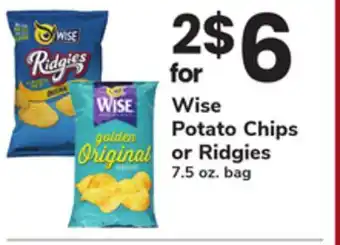 ACME Wise Potato Chips or Ridgies offer