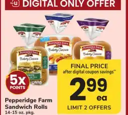 ACME Pepperidge Farm Sandwich Rolls offer