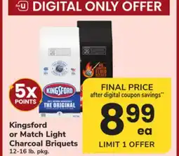 ACME Kingsford or Match Light Charcoal Briquets offer