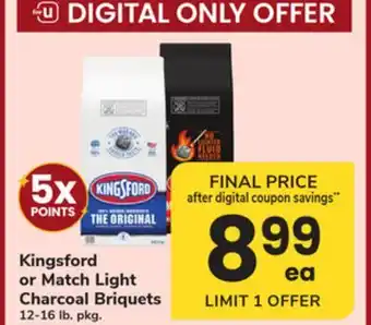 ACME Kingsford or Match Light Charcoal Briquets offer