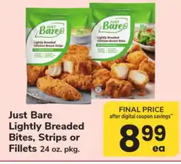 ACME Just Bare Lightly Breaded Bites, Strips or Fillets offer