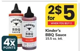 ACME Kinder's BBQ Sauce offer