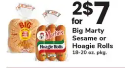 ACME Big Marty Sesame or Hoagie Rolls offer
