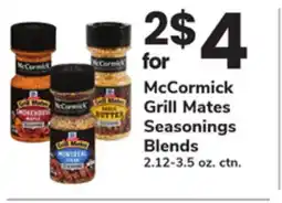 ACME McCormick Grill Mates Seasonings Blends offer