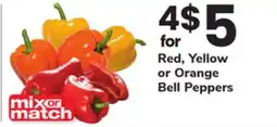ACME Red, Yellow or Orange Bell Peppers offer
