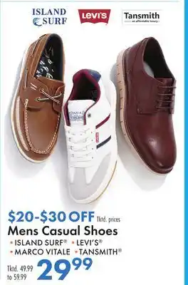 Boscov's Mens Casual Shoes offer