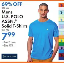 Boscov's Mens U.S. POLO ASSN. Solid T-Shirts offer
