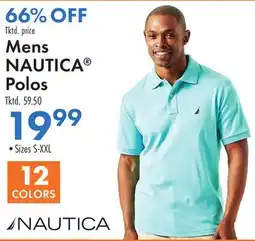 Boscov's Mens NAUTICA Polos offer
