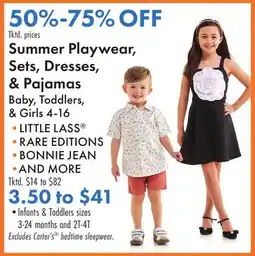 Boscov's Summer Playwear, Sets, Dresses, & Pajamas offer