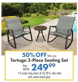 Boscov's Tortuga 3-Piece Seating Set offer