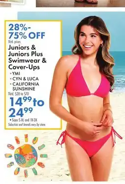 Boscov's Juniors & Juniors Plus Swimwear & Cover-Ups offer