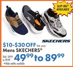 Boscov's Mens SKECHERS offer