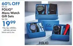 Boscov's FOLIO Mens Watch Gift Sets offer