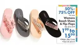 Boscov's Womens Beach Shoes & Flip-Flops offer