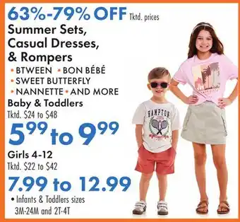 Boscov's Summer Sets, Casual Dresses, & Rompers offer