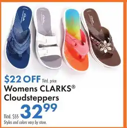 Boscov's Womens CLARKS Cloudsteppers offer
