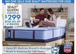 Boscov's SEALY QUEEN offer