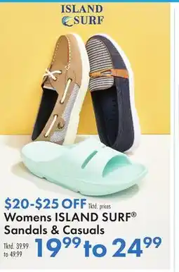Boscov's Womens ISLAND SURF Sandals & Casuals offer