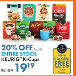 Boscov's KEURIG K-Cups offer