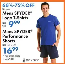 Boscov's Mens SPYDER Logo T-Shirts offer