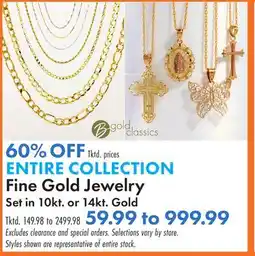 Boscov's ENTIRE COLLECTION Fine Gold Jewelry Set offer