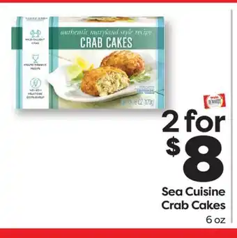 Weis Markets Sea Cuisine Crab Cakes offer