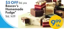 Boscov's Boscov's Homemade Fudge offer