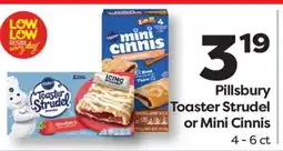 Weis Markets Pillsbury Toaster Strudel or Mini Cinnis offer