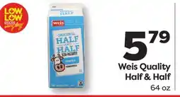 Weis Markets Weis Quality Half & Half offer