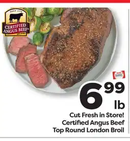 Weis Markets Certified Angus Beef Top Round London Broil offer