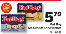 Weis Markets Fat Boy Ice Cream Sandwiches offer