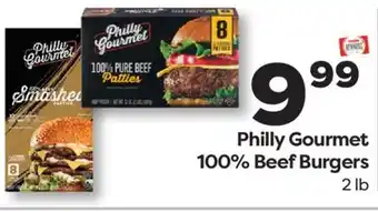 Weis Markets Philly Gourmet 100% Beef Burgers offer