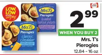 Weis Markets Mrs. T's Pierogies offer