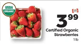 Weis Markets Certified Organic Strawberries offer