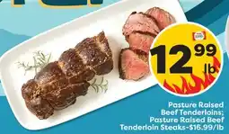 Weis Markets Pasture Raised Beef Tenderloins Pasture Raised Beef Tenderloin Steaks offer