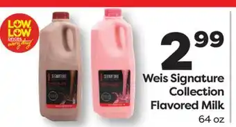 Weis Markets Weis Signature Collection Flavored Milk offer