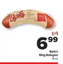 Weis Markets Berk's Ring Bologna offer
