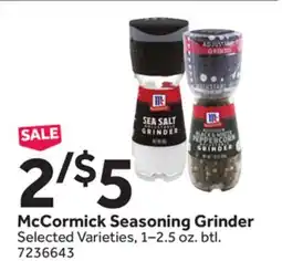 Stop&Shop McCormick Seasoning Grinder offer
