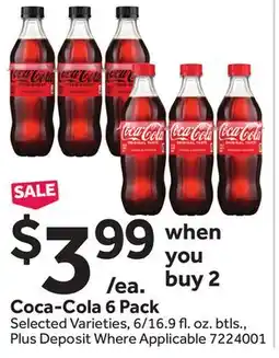 Stop&Shop Coca-Cola 6 Pack offer