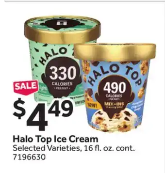 Stop&Shop Halo Top Ice Cream offer