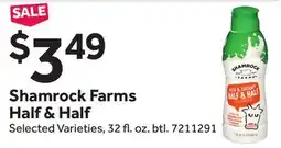 Stop&Shop Shamrock Farms Half & Half offer