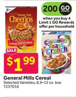 Stop&Shop General Mills Cereal offer