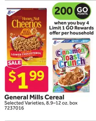 Stop&Shop General Mills Cereal offer
