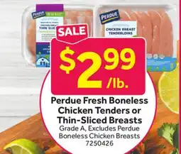 Stop&Shop Perdue Fresh Boneless Chicken Tenders or Thin-Sliced Breasts offer